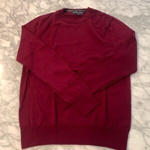 Brooks Brothers Red Merino Wool Sweater, size medium